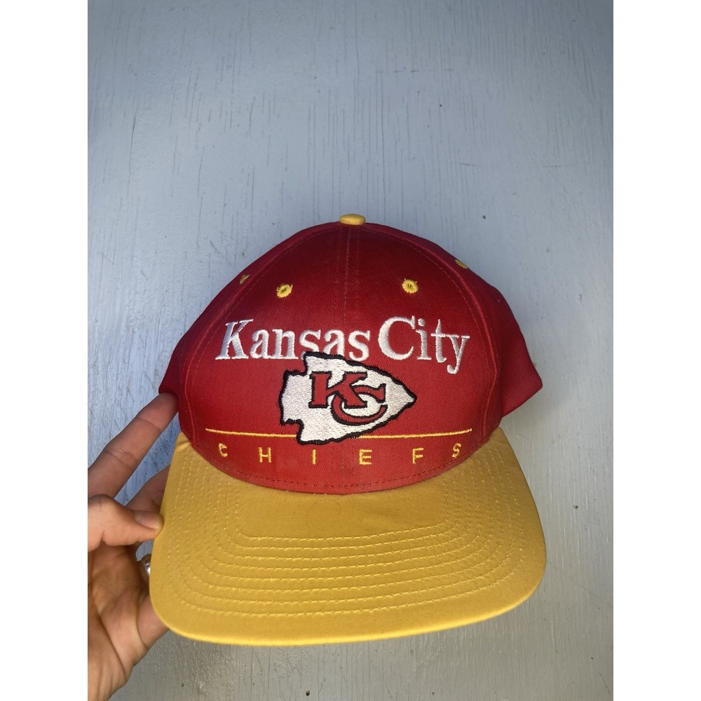 Vintage 90s Kansas City Chiefs Snapback Hat NWT Rare Retro Deadstock Red NFL Cap